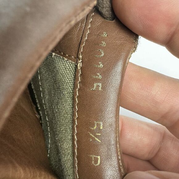 Gucci Olive Green Canvas and Leather Sneakers Size 5.5B EU35.5 Casual Sport VTG - Picture 14 of 16